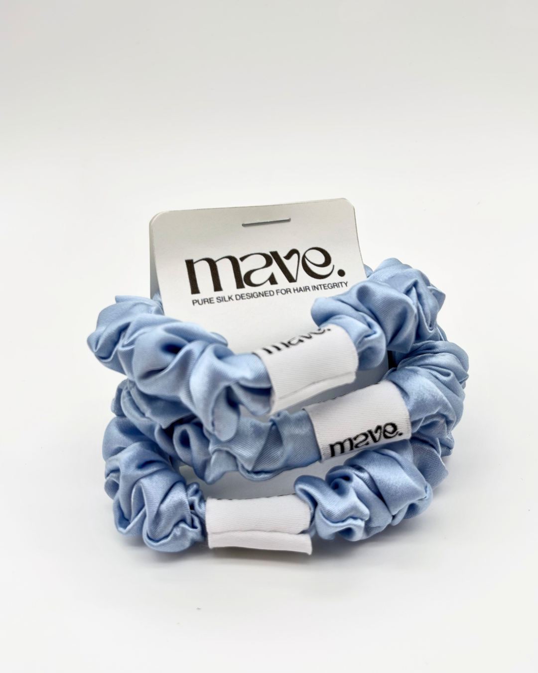 Light Blue Small Silk Tie - 3PK
