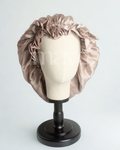 *PRE-ORDER* Oversized Silk Elastic Bonnet  - Blush